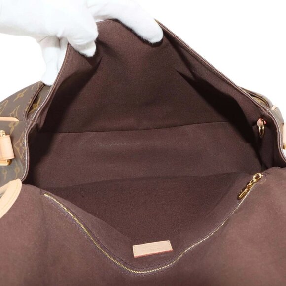 LOUIS VUITTON Monogram Menilmontant MM Shoulder Bag Brown M40473 Purse 90280741 - Picture 8 of 10